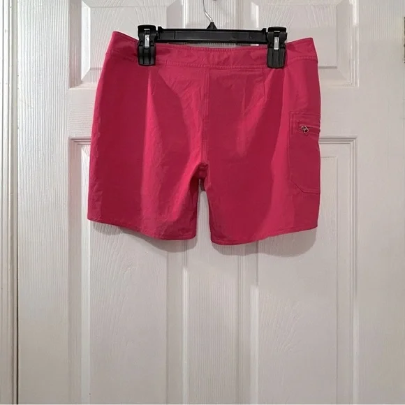 Patagonia Shorts Women's Pink Hip Pocket Front Tie & Snap Size 6 - Picture 2 of 8